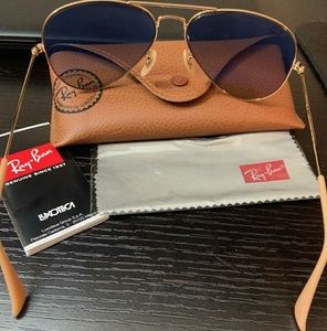 Women's RayBan Rosegold Sunglasses